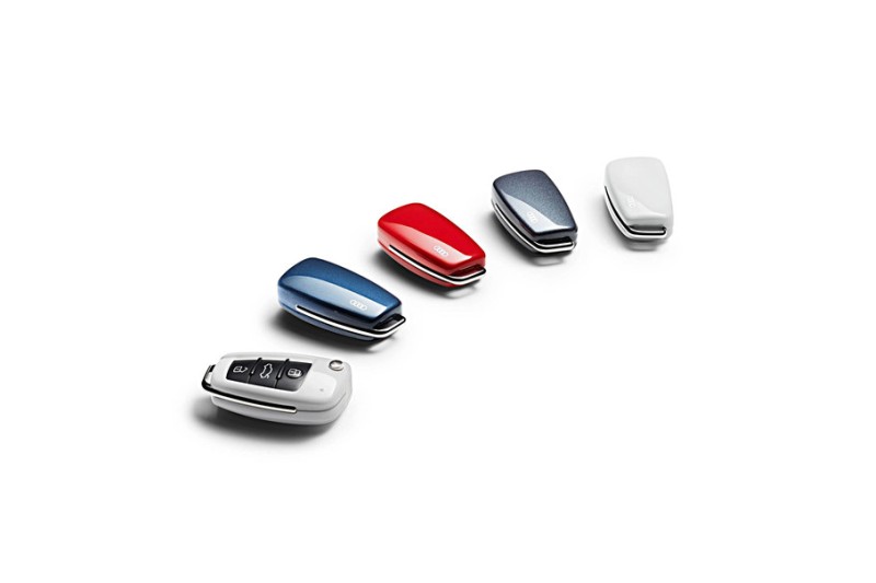 Sleutelcover Daytona grijs, Audi ringen