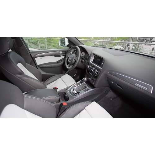 Audi SQ5 Dashboard decor/sierlijsten-set - CARBON - met 'Quattro' opschrift 
