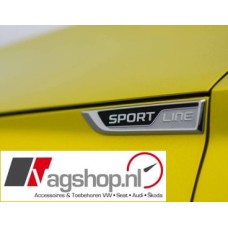 Skoda Superb 3 'Sport-line' zijembleem Rechts