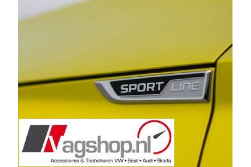 Skoda Superb 3 'Sport-line' zijembleem Rechts