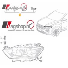 VW T-Roc koplamp reparatie-set 