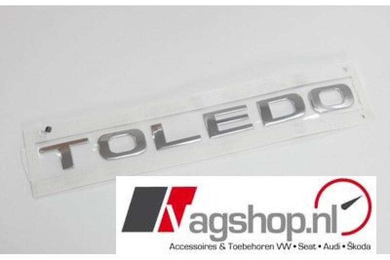 Seat Toledo 2 Plak embleem achterkant 