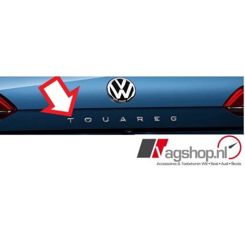 VW Touareg 3 plakletter-logo achterkant  