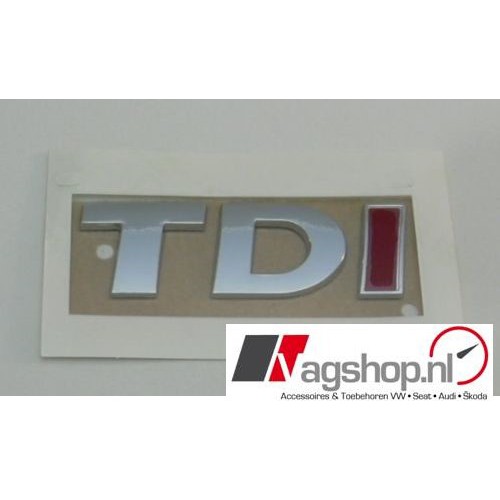 VW Touareg (7P) TDI plak embleem achterkant
