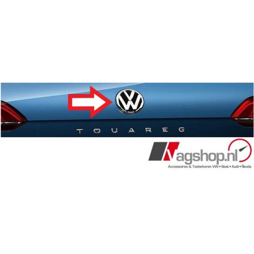 VW Touareg 3 VW-embleem achterkant 