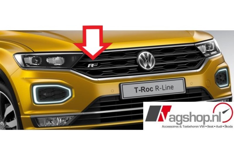 VW T-Roc grill embleem R-Line 