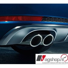 Audi A4 (B9), A5 (B9) chromen uitlaatsierstuk (dubbel links)