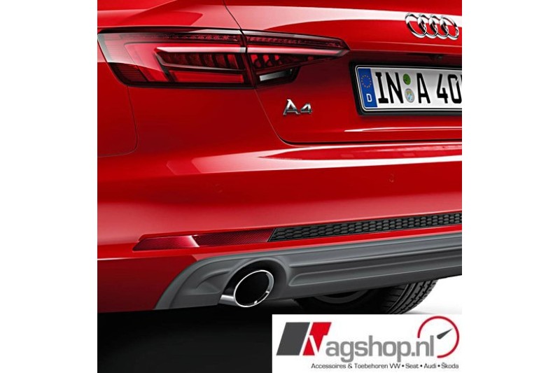 Audi A4 B9, A5 F5 chromen uitlaatsierstuk
