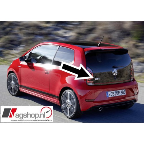 VW Up! GTI plak embleem achterkant 