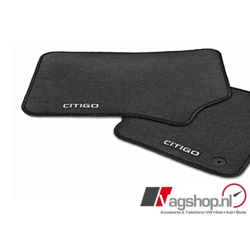 Skoda Citigo Velours mattenset Voor + Achter AANBIEDING! OP=OP