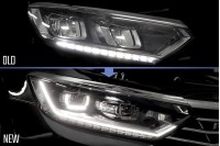 VW Passat B8 - Adapterset voor ombouw van LED naar LED met bochtenverlichting -