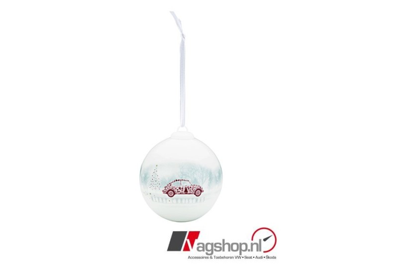 Volkswagen Kerstbal - Wit - 