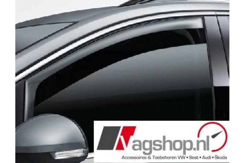 VW Sharan (7N) Windgeleiderset voorkant 