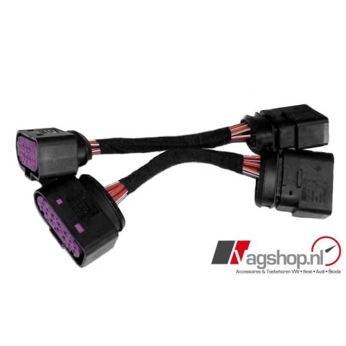 Audi A4 (B6) Xenon adapterkabels voor ombouw naar A4 (B7) koplampen (uitverkoop)