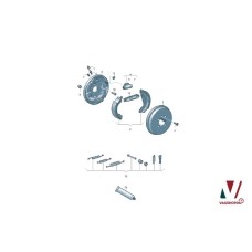 Volkswagen / Škoda remschoenen set