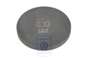 Volkswagen stelplaatje klepspeling 3,1 mm
