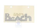 Volkswagen folieopschrift BEACH - donkergrijsmetallic