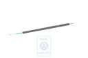 Volkswagen temperatuurregelklepkabel 605 mm - blauw