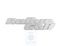 Volkswagen embleem RALLYE achter - gegrond