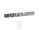 Volkswagen embleem GLI achter - satijnzwart/chroom