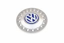 Volkswagen New Beetle (9C) naafkap - briljantzilver/blauw/wit