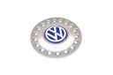 Volkswagen New Beetle (9C) naafkap - briljantzilver/blauw/wit