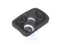 Volkswagen New Beetle (9C) leren schakelpookknop met hoes - zwart/chroom