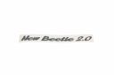 Volkswagen New Beetle (9C) embleem - zilver