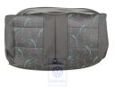 Volkswagen Golf 3 (1H) rugleuningbekleding achterbank stof/kunstleer - zwart