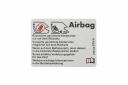VW bedrijfswagens Transporter (T4) sticker 'airbag'