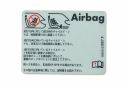 VW bedrijfswagens Transporter (T4) sticker 'airbag'
