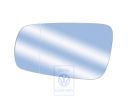 Volkswagen Golf 3 (1H) spiegelglas vlak, onverwarmd met draagplaat - links