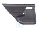 Volkswagen Golf 3 (1H) deurpaneel - linksachter, zwart, stof