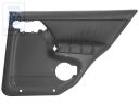 Volkswagen Golf 3 (1H) deurpaneel - rechtsachter, zwart leer/kunstleer, 4-deurs
