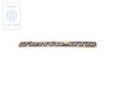 Volkswagen Golf 3 (1H) GTD-embleem achter - chroom/zwart