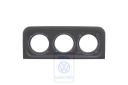 Volkswagen Golf 3 (1H) afdekking ventilatie- en verwarmingsregeling - zwart