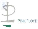 Volkswagen Golf 3 (1H) folieopschrift PINK FLOYD voor C-stijl - links