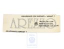 Volkswagen Golf 3 (1H) folieopschrift AREZZO