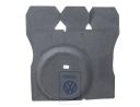 Volkswagen Golf 3 (1H) bagageruimtemat voor reservewiel - zwart velours