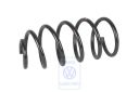 Volkswagen schroefveer voor - sportonderstel, 1x violet, 3x geel
