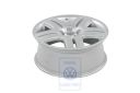 Volkswagen lichtmetalen velg long beach 7Jx17 H2 ET38 5x100 - chroom