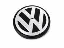 Originele Volkswagen naafkap - satijnzwart/chroomglans