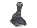 Volkswagen Bora (1J) versnellingspookknop met hoes - zwart/chroom (5-bak)