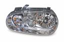 Volkswagen Golf 4 (1J) dubbele halogeenkoplamp met mistlamp - links, Mexico