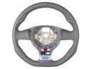 Volkswagen Jetta 5 (1K) leren multifunctioneel stuurwiel voor airbag - zwart/rood