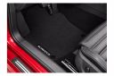Volkswagen Scirocco 3 (Type 13) velours mattenset - voorzijde - zwart