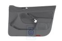 Volkswagen Golf 5 (1K) deurpaneel - rechtsvoor, antraciet, stof, 4-deurs