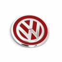 Volkswagen Up! naafkap - chroomglans/tornadorood