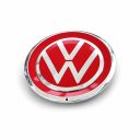 Volkswagen Up! naafkap - chroomglans/tornadorood