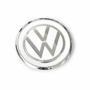 Volkswagen Up! naafkap - chroomglans/wit